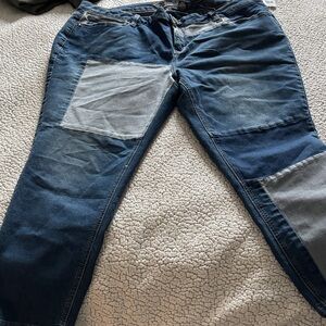 Indigo Women's Straight Leg Jeans - Blue and Gray